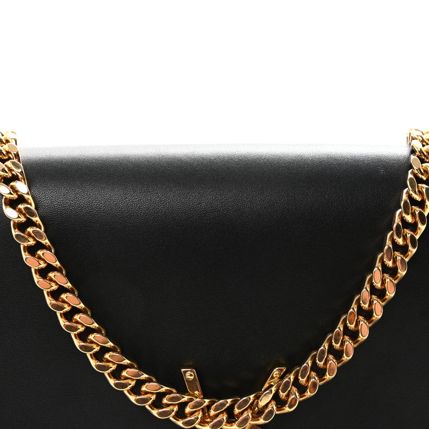 Saint Laurent Smooth Calfskin Medium Classic Monogram Kate Tassel Satchel Black 7 of 9