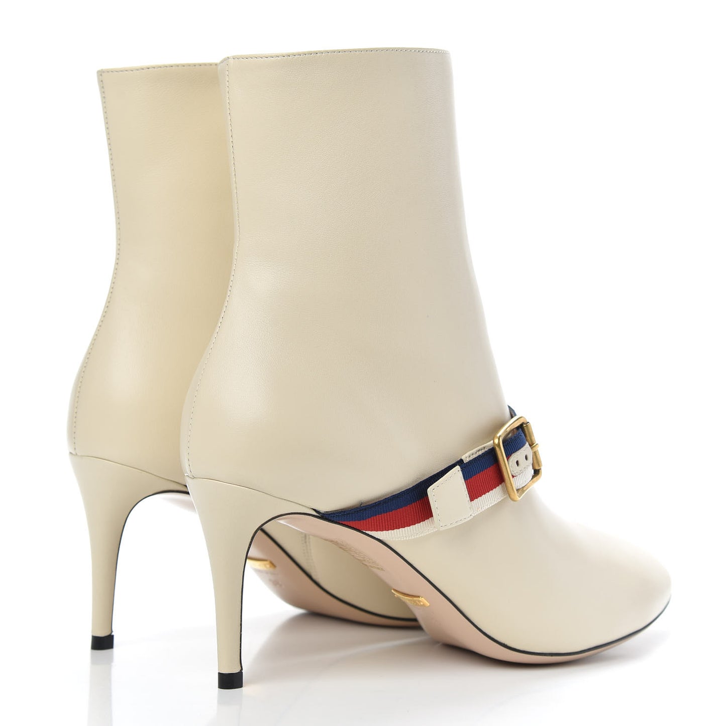 Nappa Sylvie Ankle Boots 38 Mystic White