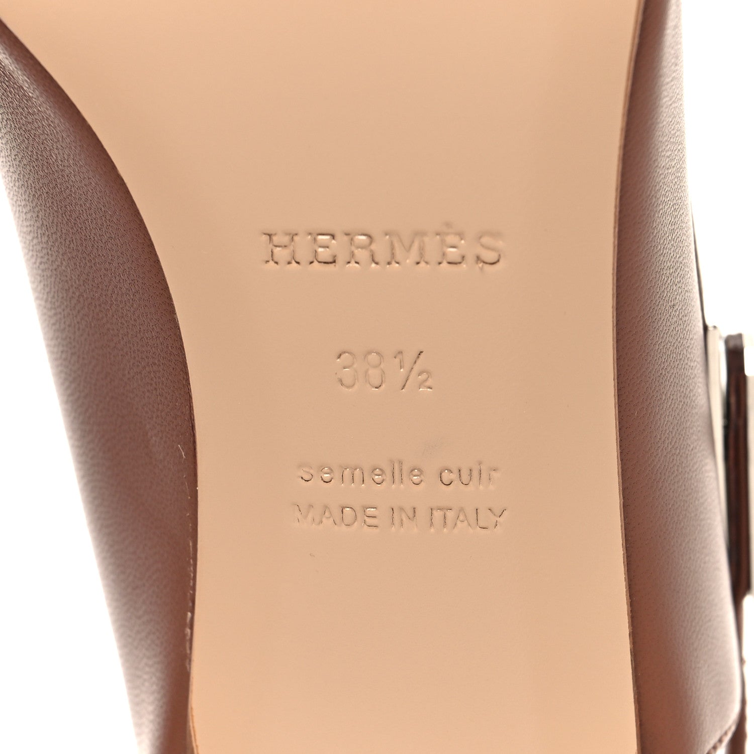 Hermes Nappa Lover 40 Slingback Pumps 38.5 Gold 1799907 – FASHIONPHILE