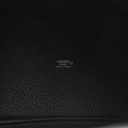 Hermes Taurillon Clemence Matte Alligator Picotin Lock Touch 18 PM Black 6 of 11