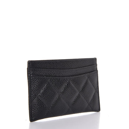 Chanel Caviar Quilted Card Holder Black 4 of 9