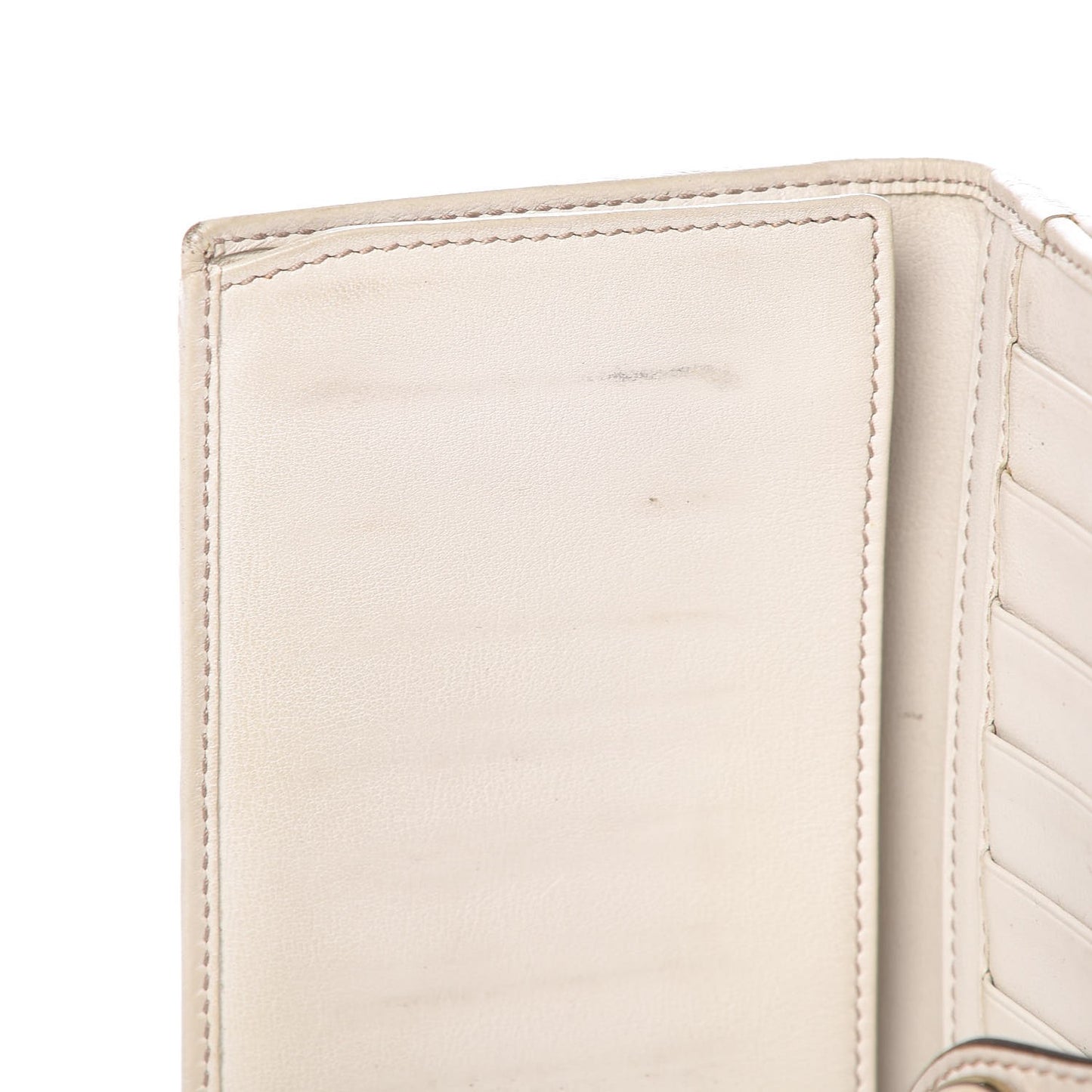 Monogram Heart Continental Wallet Off White