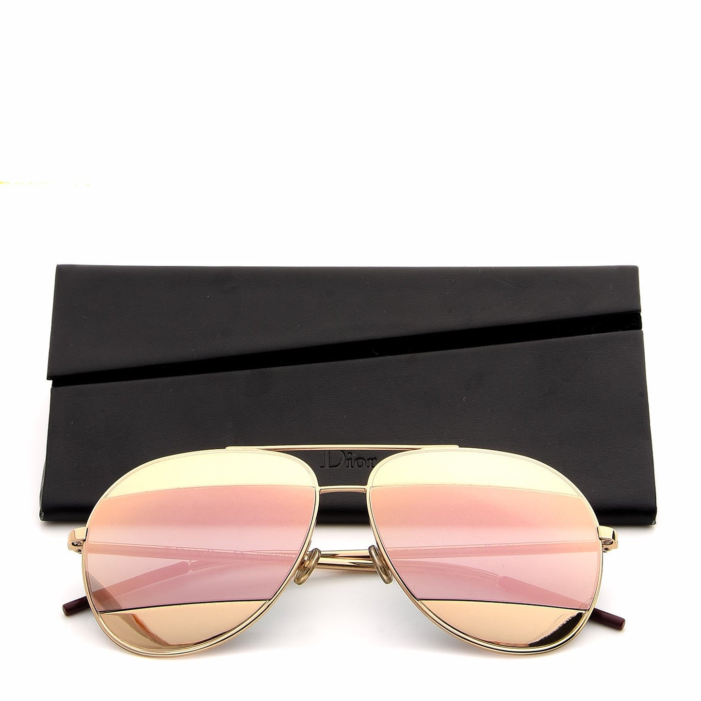 Split 1 Aviator Sunglasses Gold