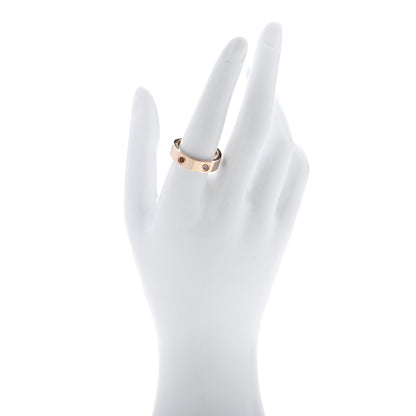 Cartier 18K Pink Gold Sapphire Garnet Amethyst 5.5mm LOVE Ring 58 8.5 2 of 4