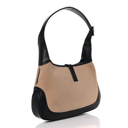 Gucci Suede Small Jackie O Hobo Beige 3 of 9