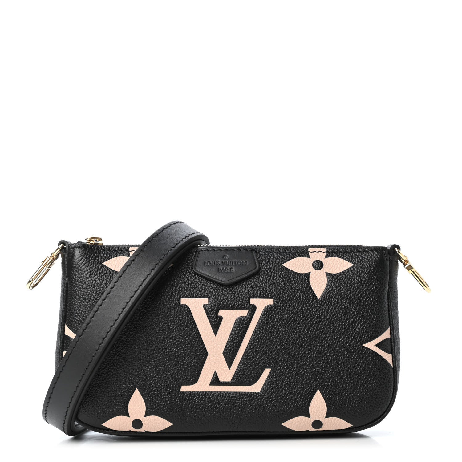 Louis Vuitton Empreinte Monogram Giant Multi Pochette Accessories Mini Pochette Black Beige 1 of 4