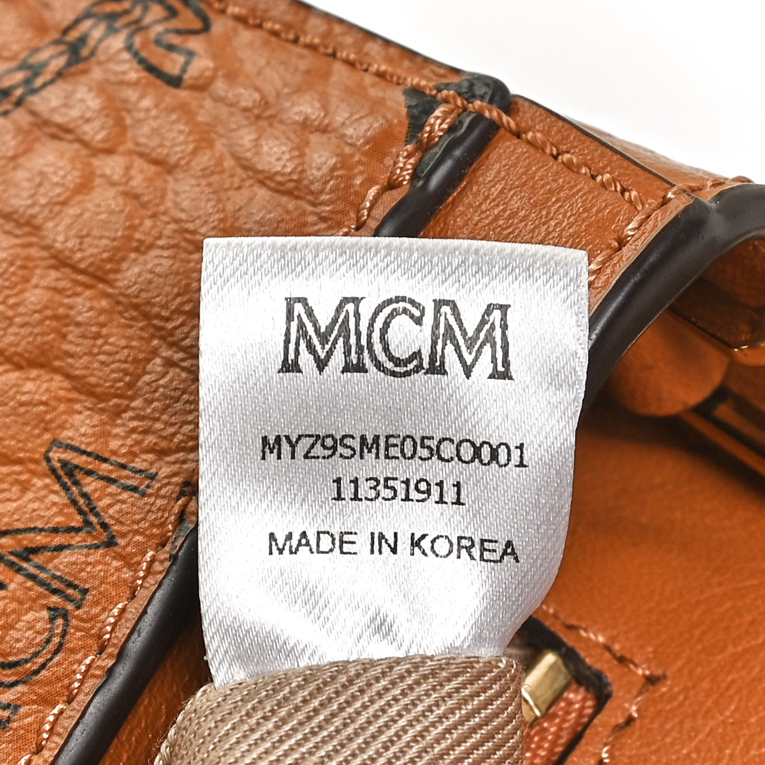 MCM Visetos Millie Wallet On Chain Cognac 8 of 12