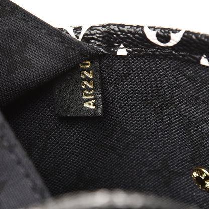 Louis Vuitton Monogram Giant Crafty Neverfull MM Creme Rouge Black 6 of 9