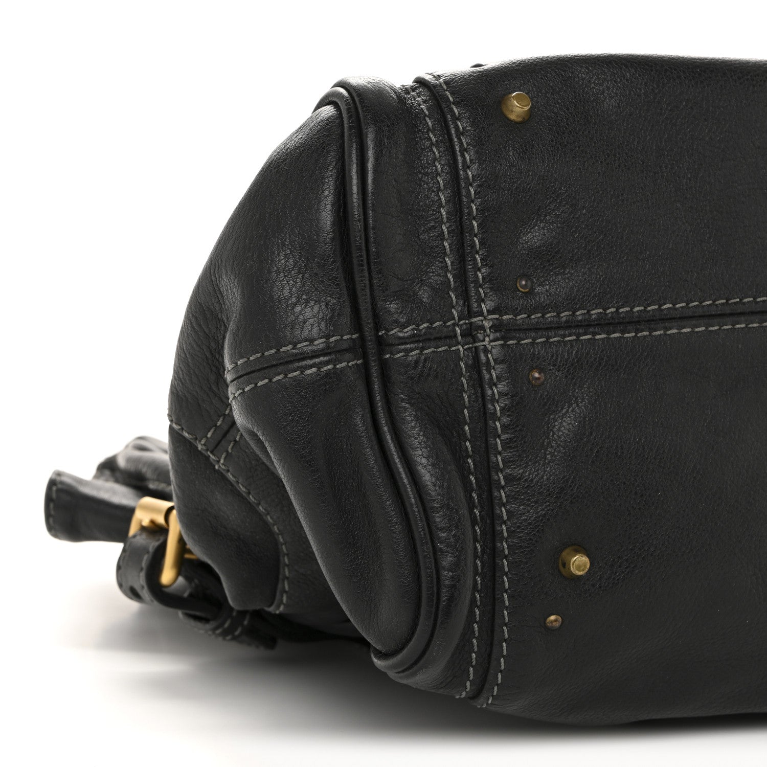 Chloe Grained Calfskin Paddington Tote Black 9 of 14