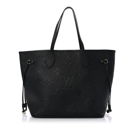 Louis Vuitton Empreinte Monogram Giant Neverfull MM Black 1 of 8