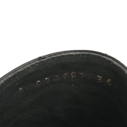Chanel Lambskin Quilted CC Mules Sandals 35 Black 9 of 11
