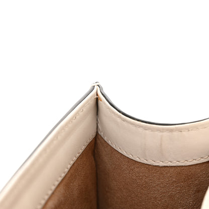 Gucci Calfskin Mini Sylvie Top Handle Bag White 14 of 18