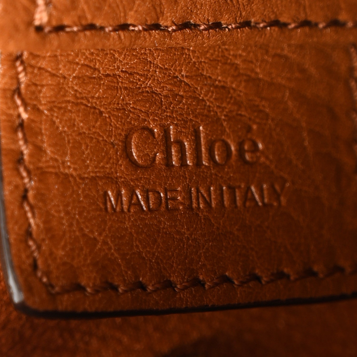 Chloe Grained Calfskin Small Spin Tote Clay Brown Clay Brown 6 of 10