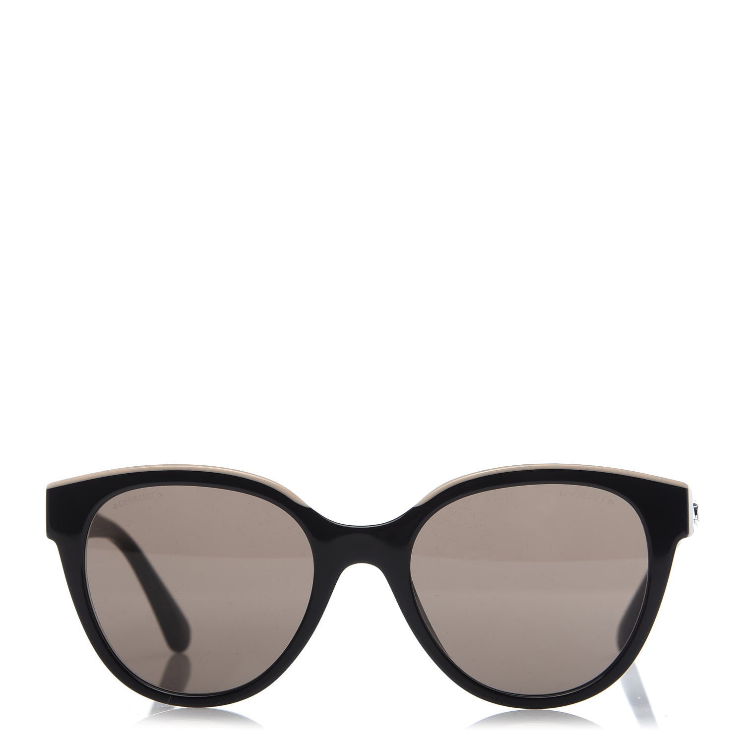 Chanel Acetate CC Butterfly Sunglasses 5414 Black Beige 2 of 9