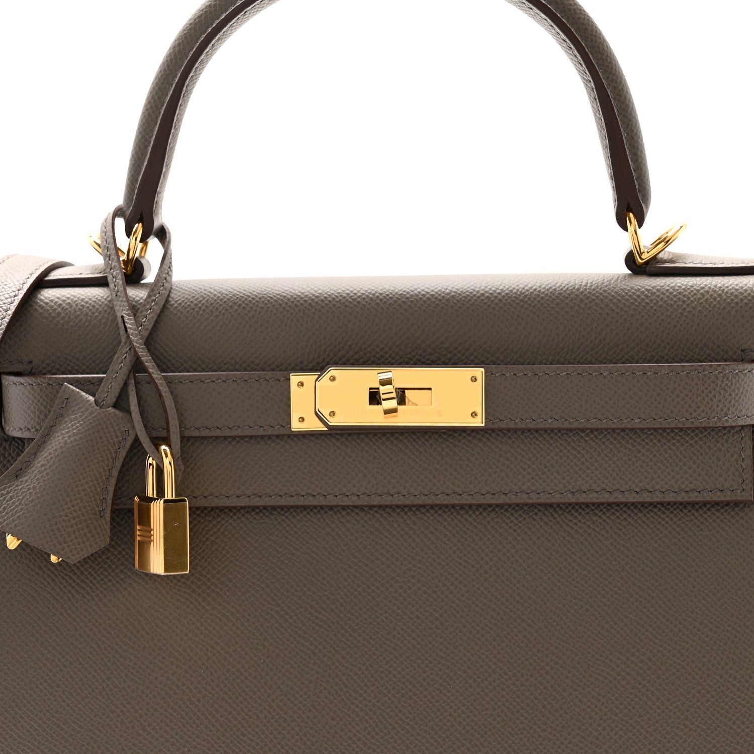 Hermes Epsom Kelly Sellier 28 Etain 8 of 11