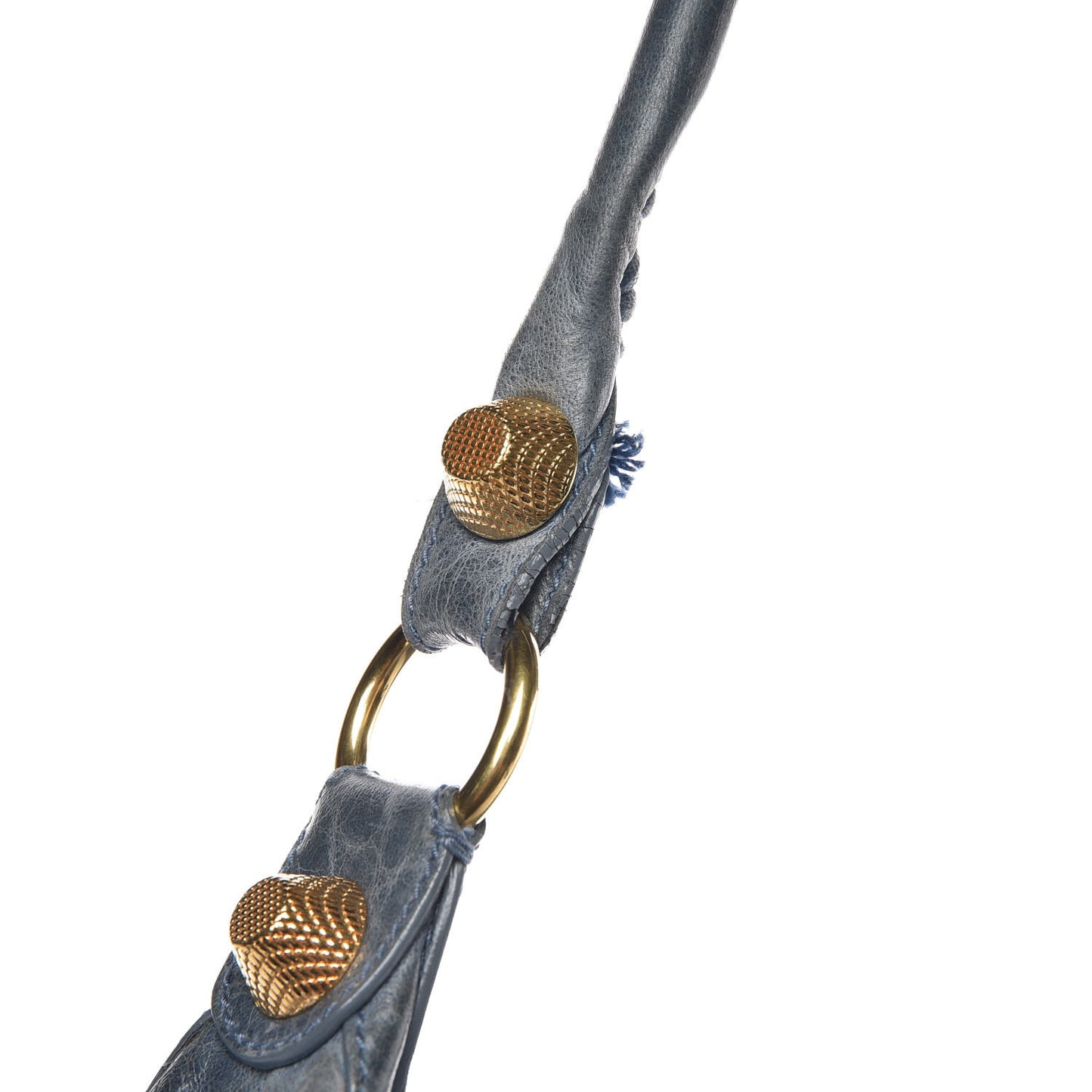 Chevre Giant 21 Gold Hardware Hobo Bleu