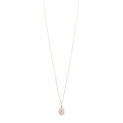Tiffany Sterling Silver Pearl Drop Pendant Necklace 1 of 8