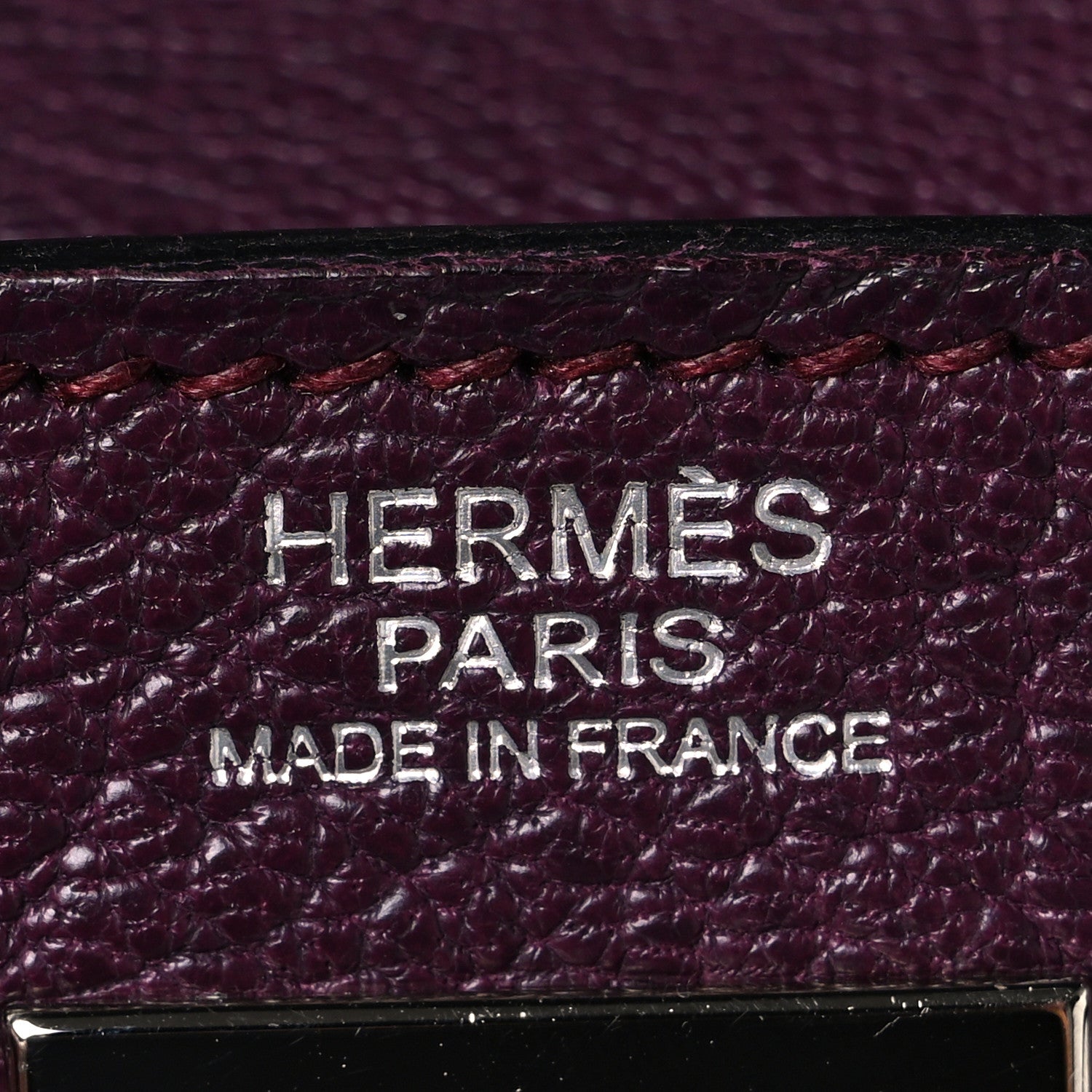 Hermes Chevre de Coromandel Kelly Retourne 32 Quetsche 6 of 11