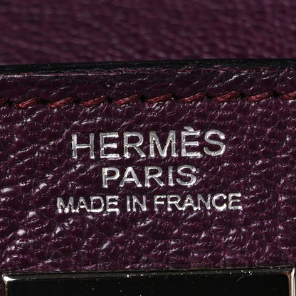 Hermes Chevre de Coromandel Kelly Retourne 32 Quetsche 6 of 11
