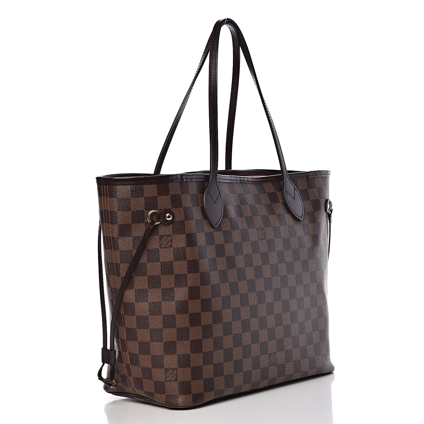 Damier Ebene Neo Neverfull MM Rose Ballerine