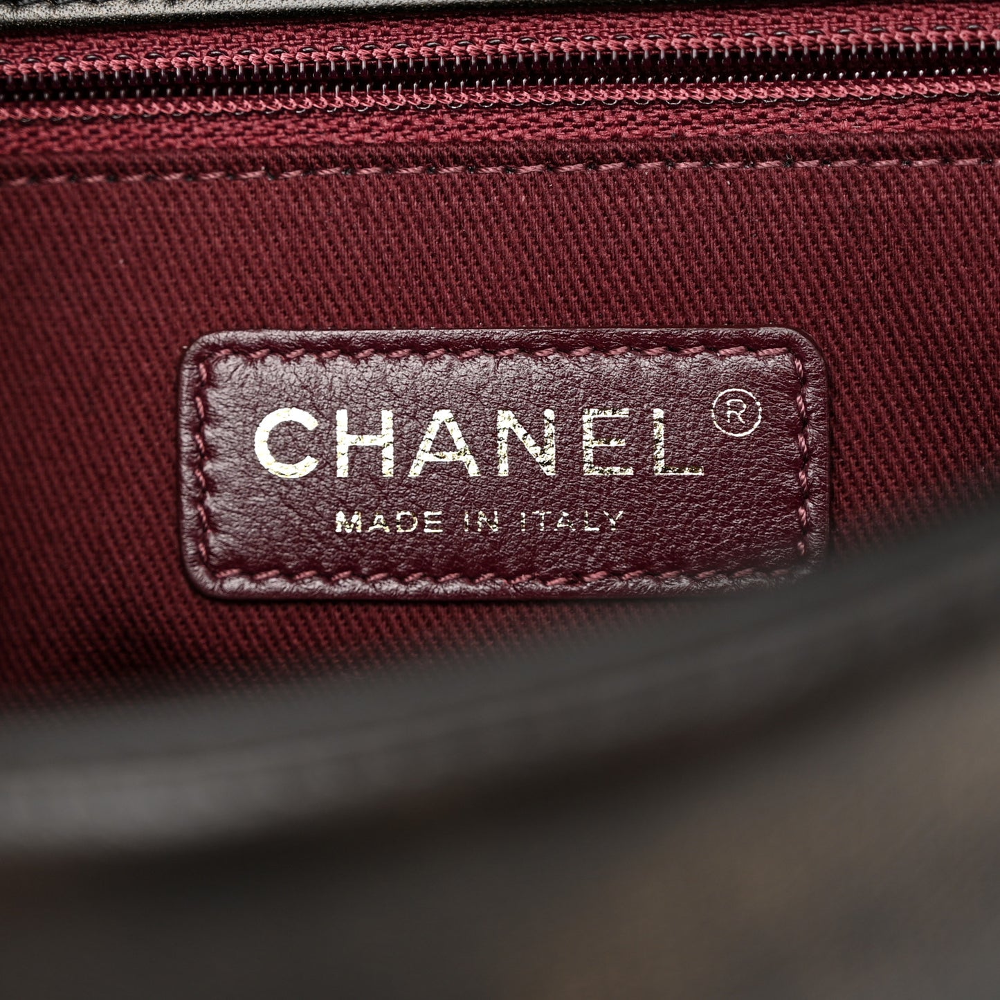 Metallic Calfskin Quilted Large Into The Fringe Flap Black