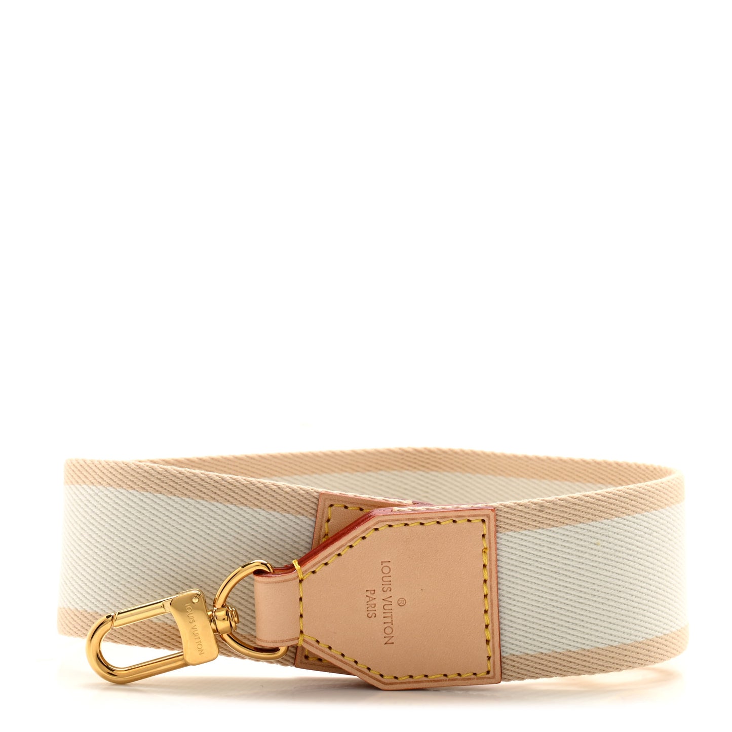 Monogram Vibe LV Shoulder Strap Beige White
