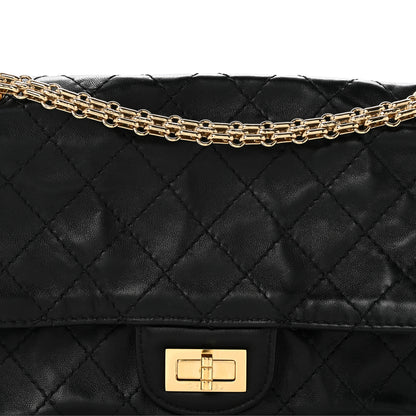 Chanel Lambskin Quilted Crush 2.55 Reissue 225 Flap Black 8 of 15
