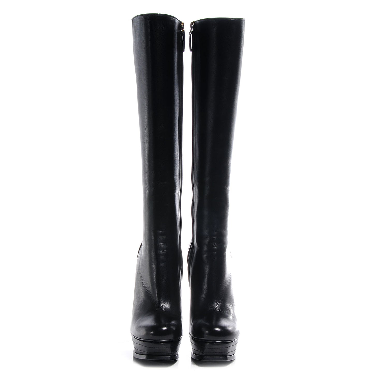 Nappa Tribute 105 Platform Knee High Boots 37.5 Black