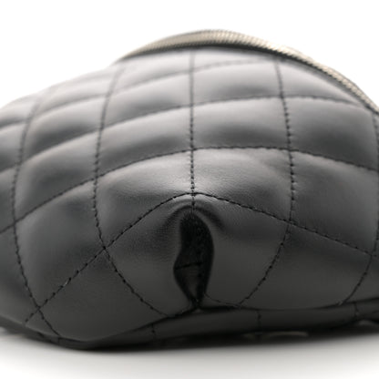Chanel Calfskin Quilted Waist Belt Bag Black 10 of 10