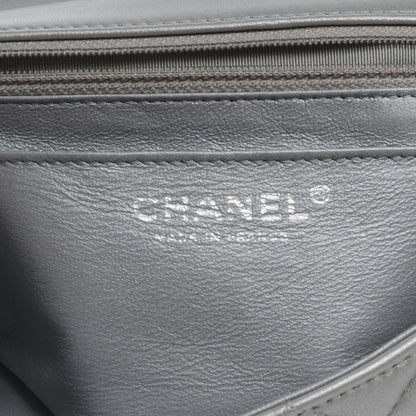 Chanel Lambskin Quilted Mini Flap Silver 7 of 8