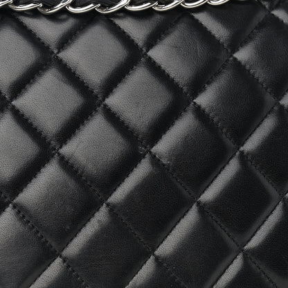 Chanel Lambskin Quilted Maxi Single Flap Black 13 of 14