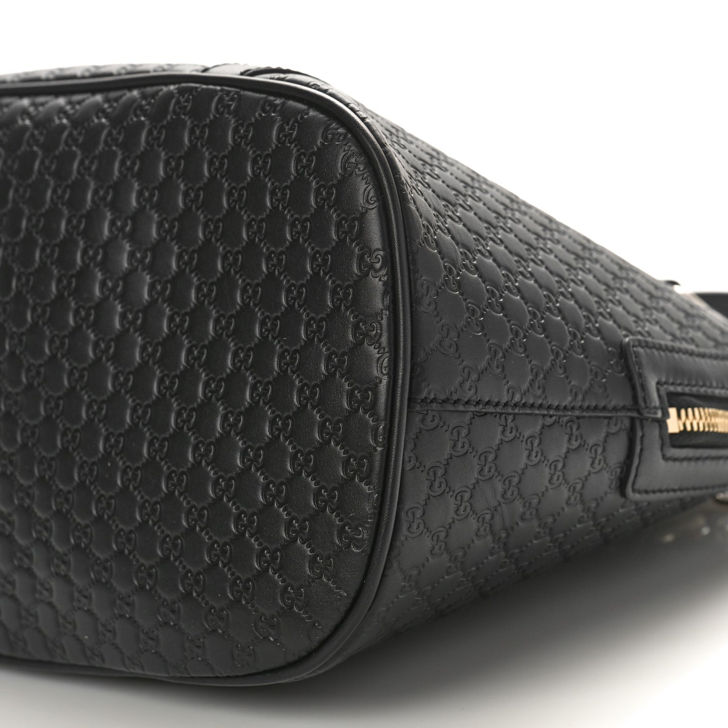 Microguccissima Medium Dome Bag Black