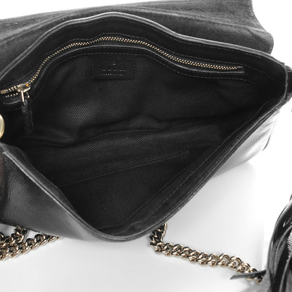 Gucci Patent Medium Soho Flap Crossbody Black 5 of 8