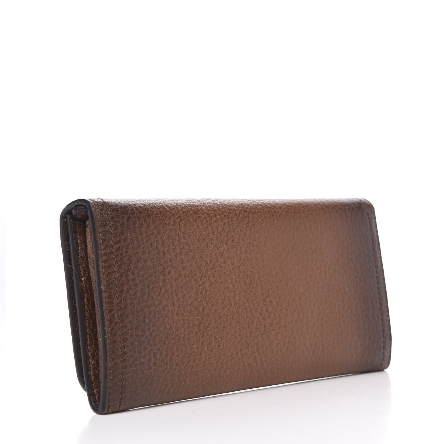 Prada Cervo Antic Metal Continental Wallet Nocciolo 3 of 7