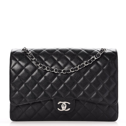 Chanel Caviar Quilted Maxi Double Flap Black 1 of 8