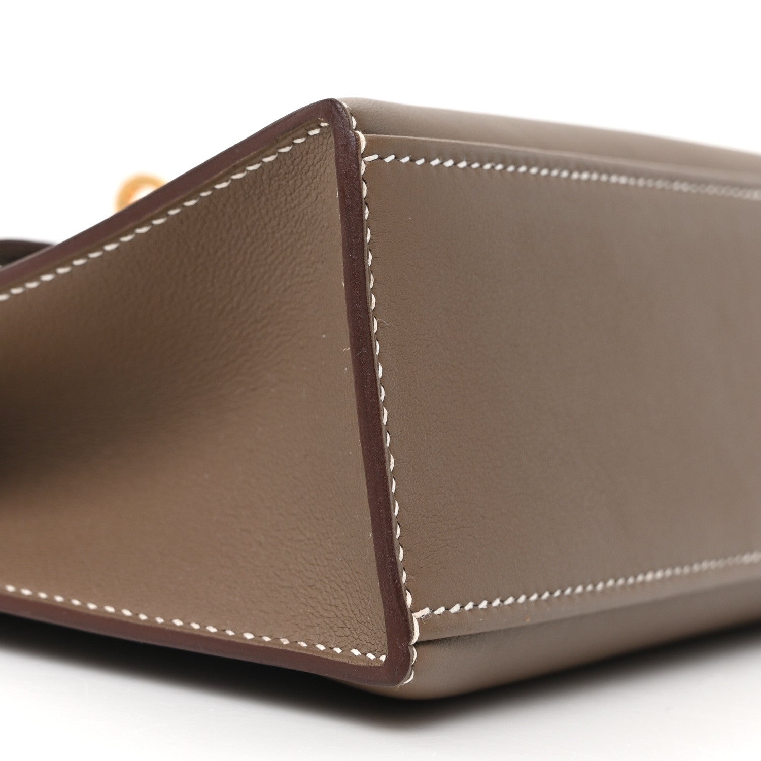 Hermes Swift Kelly Pochette Clutch Etoupe 8 of 9