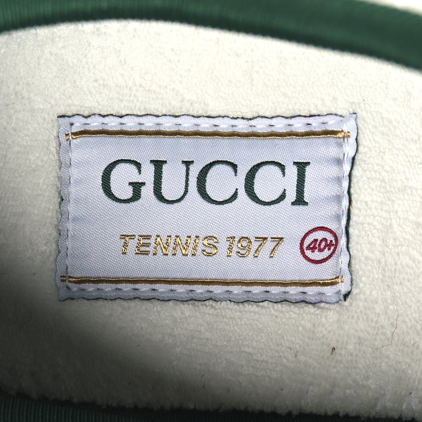 Jacquard Mini GG Monogram Web Womens 1977 Tennis Sneakers 40.5 White