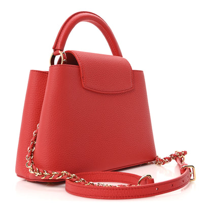 Louis Vuitton LV X TM Taurillon Cerises Capucines BB Rouge 3 of 10