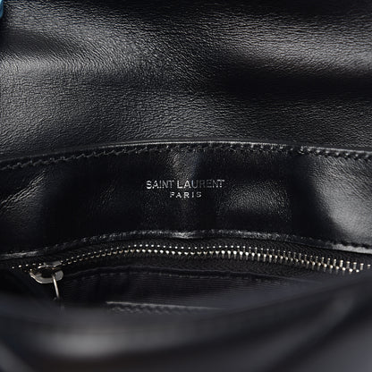 Saint Laurent Calfskin Y Quilted Monogram Toy Loulou Crossbody Bag Black 5 of 10