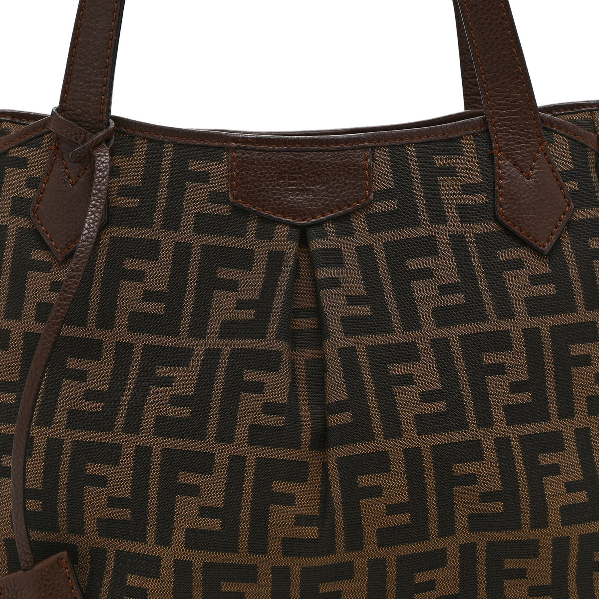 Zucca Vitello Artic Medium Shopping Tote Tobacco Castagna