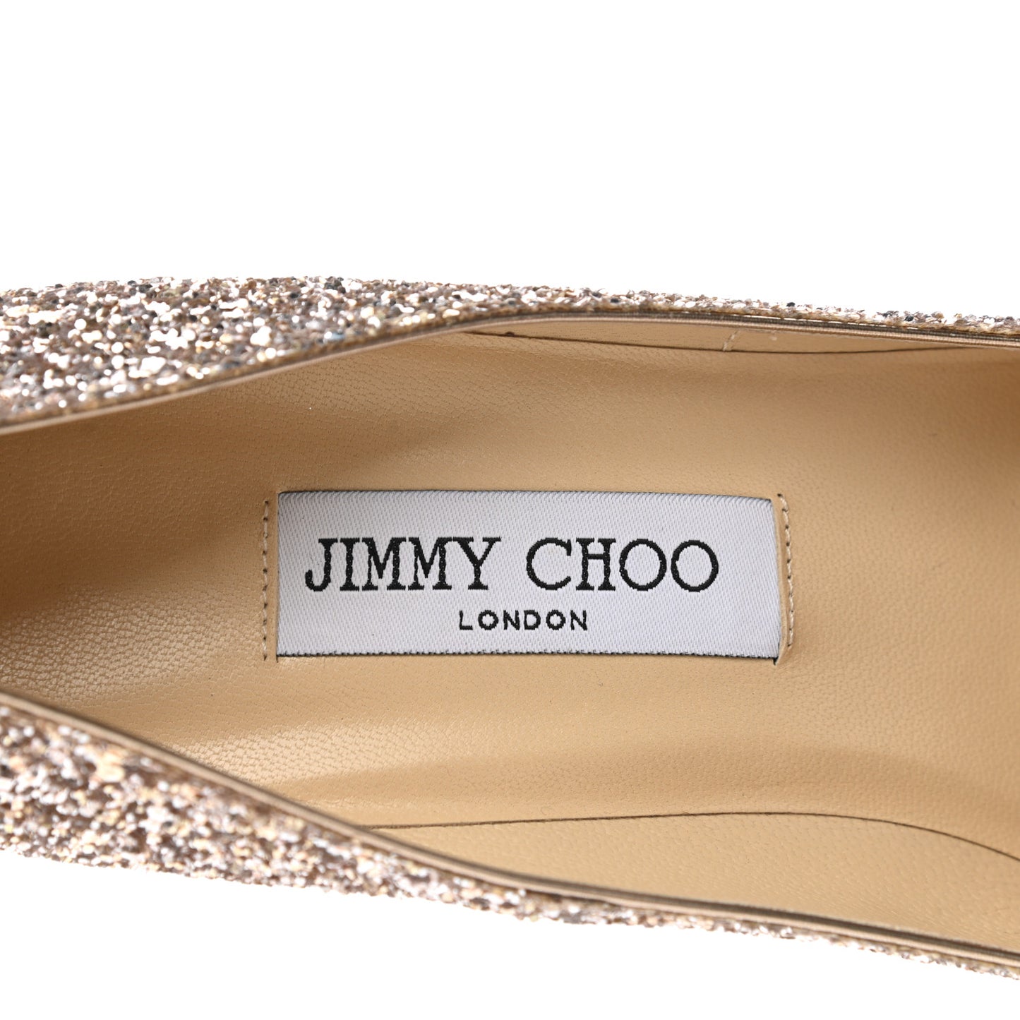 Coarse Glitter Abel 100 Pumps 39.5 Nude