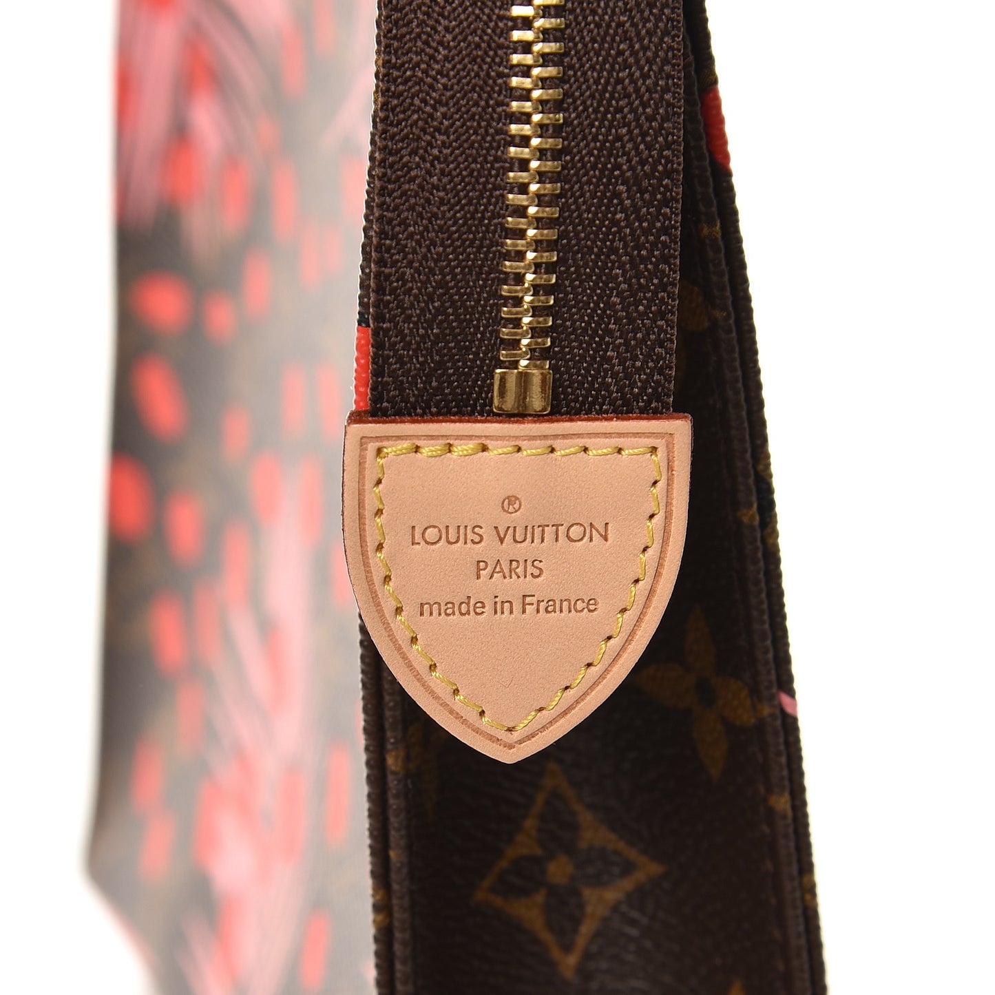 Monogram Jungle Dots Toiletry Pouch 26 Sugar Pink Poppy