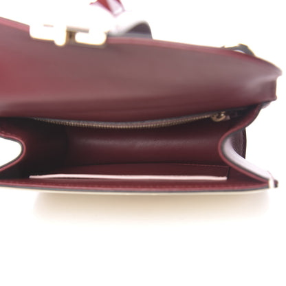 Valentino Garavani Vitello Small Glam Lock Rockstud Flap Light Ivory Water Rose Marine Rubin 5 of 13