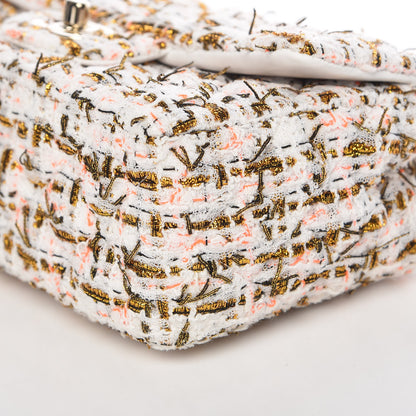 Chanel Tweed Quilted Mini Rectangular Flap White 7 of 11