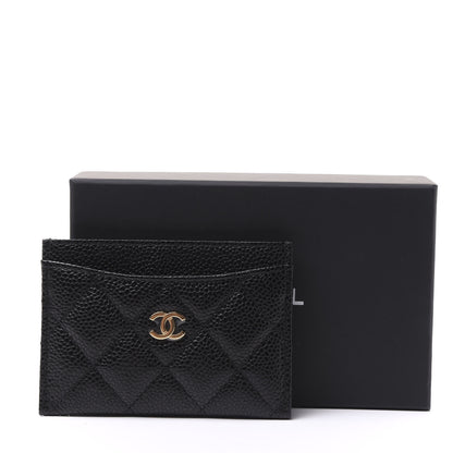 Chanel Caviar Quilted Card Holder Black 11 of 11
