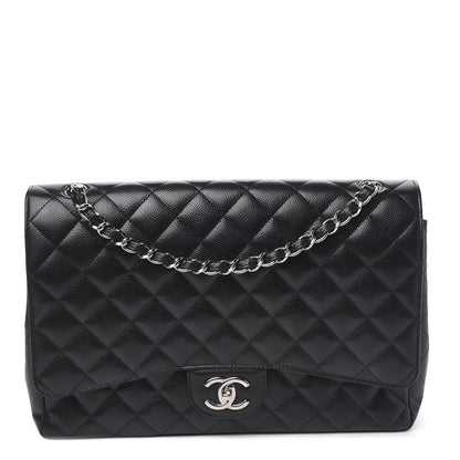Chanel Caviar Quilted Maxi Double Flap Black 1 of 10