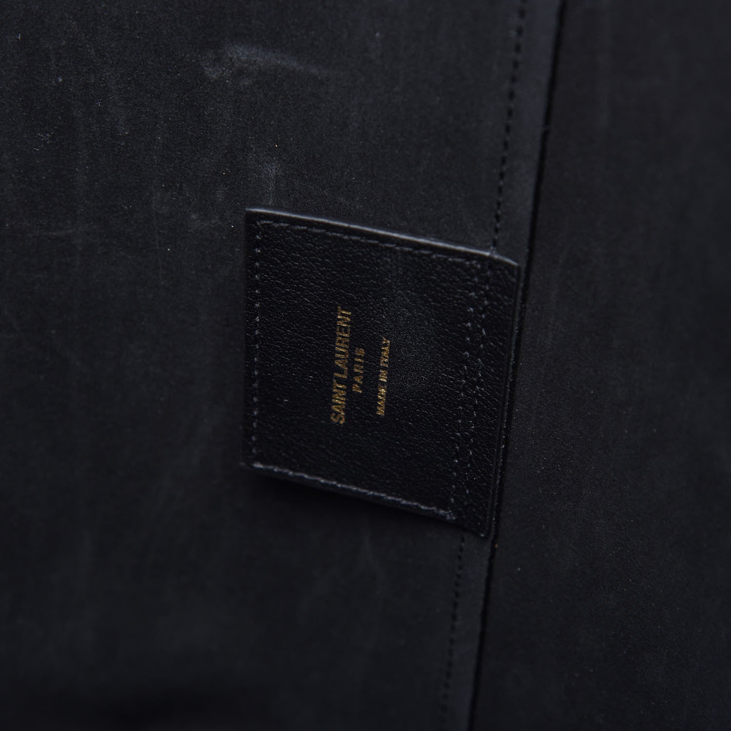Saint Laurent Calfskin Large Shopping Tote Black 8 of 10