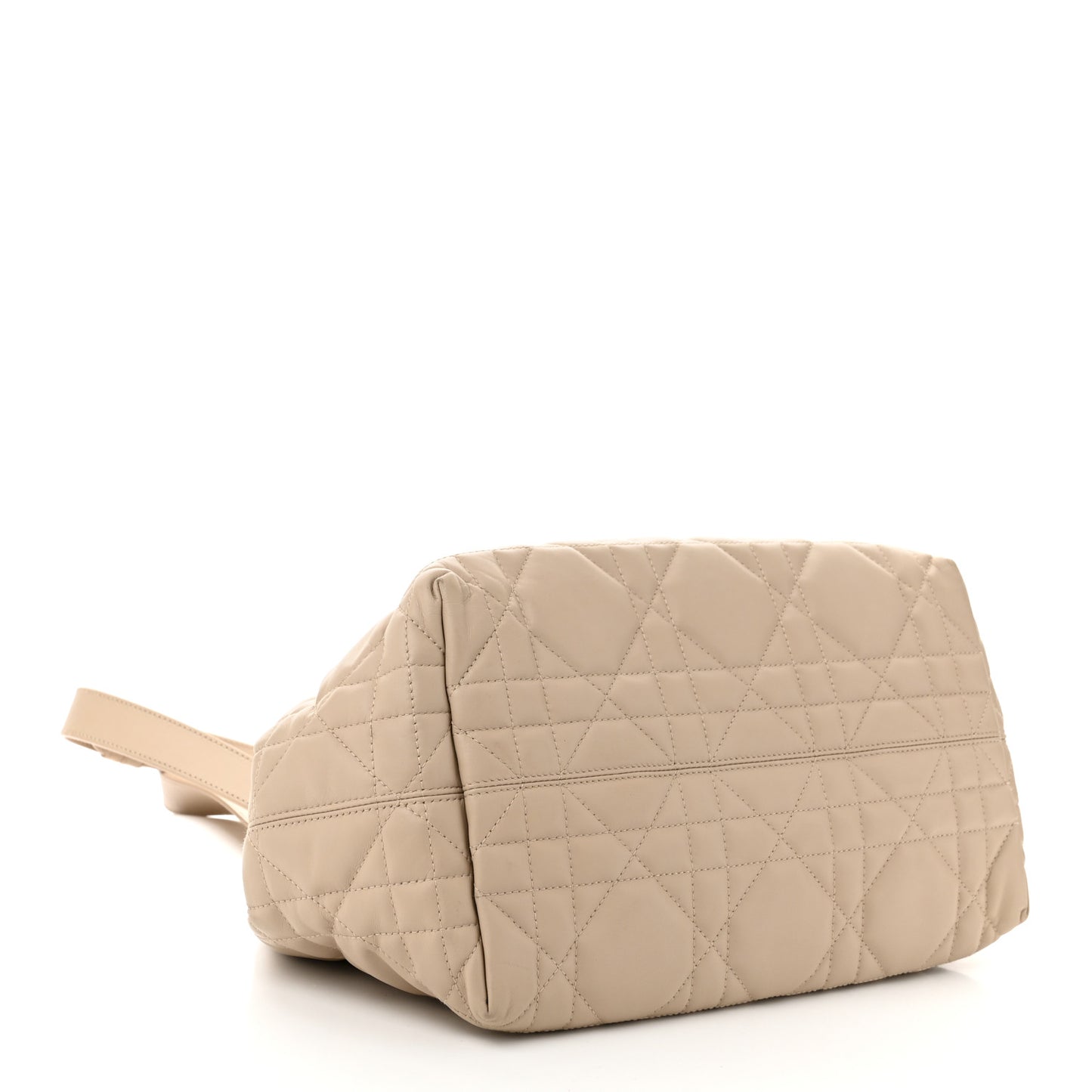Calfskin Macrocannage Medium Toujours Powder Beige