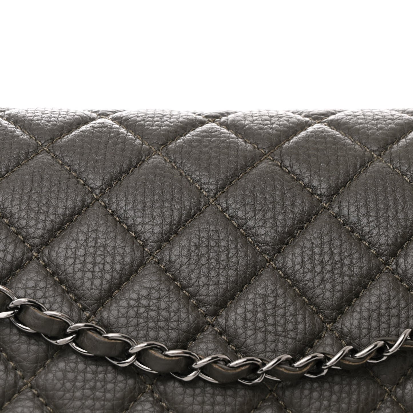 Quilted XXL Travel Flap Bag Khaki
