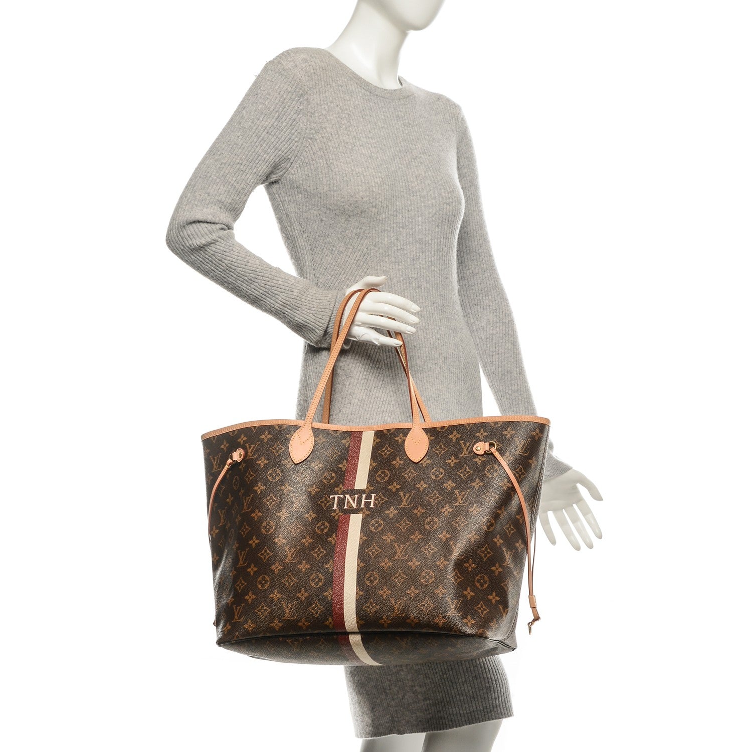 Louis Vuitton Monogram My LV Heritage Neverfull GM Bordeaux Ivory 2 of 7
